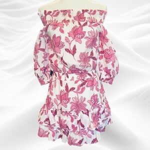 NWT Generation Love Fiona‎ Floral Dress Size Small in Pink Bali Floral